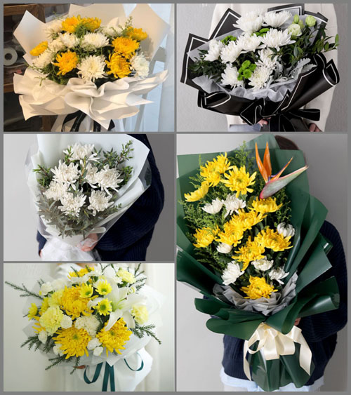 广东揭阳市普宁市梅林镇高田村白事花束代送